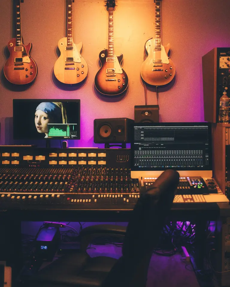 Musician playing piano