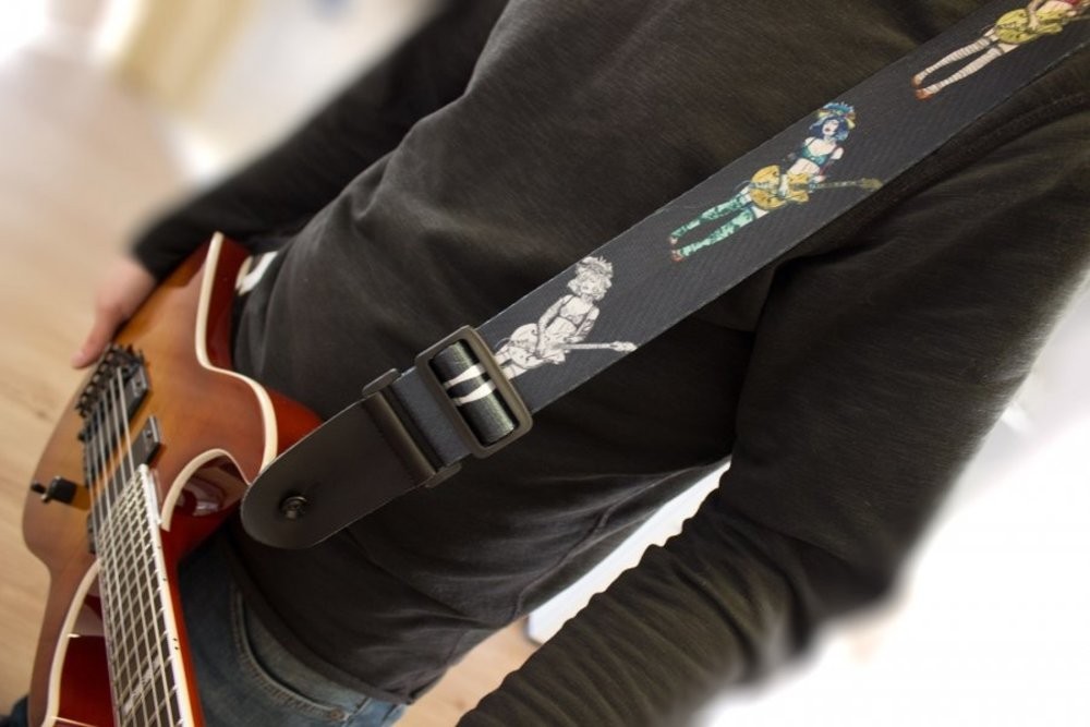 1Strap Elektro Gitar Askısı 1ST007 küçük görsel 3