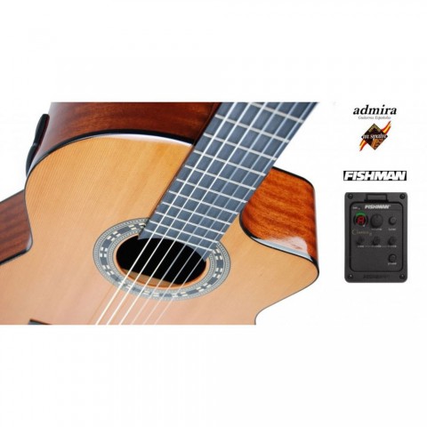 Admira JUANITA-ECF Elektro Klasik Gitar küçük görsel 6