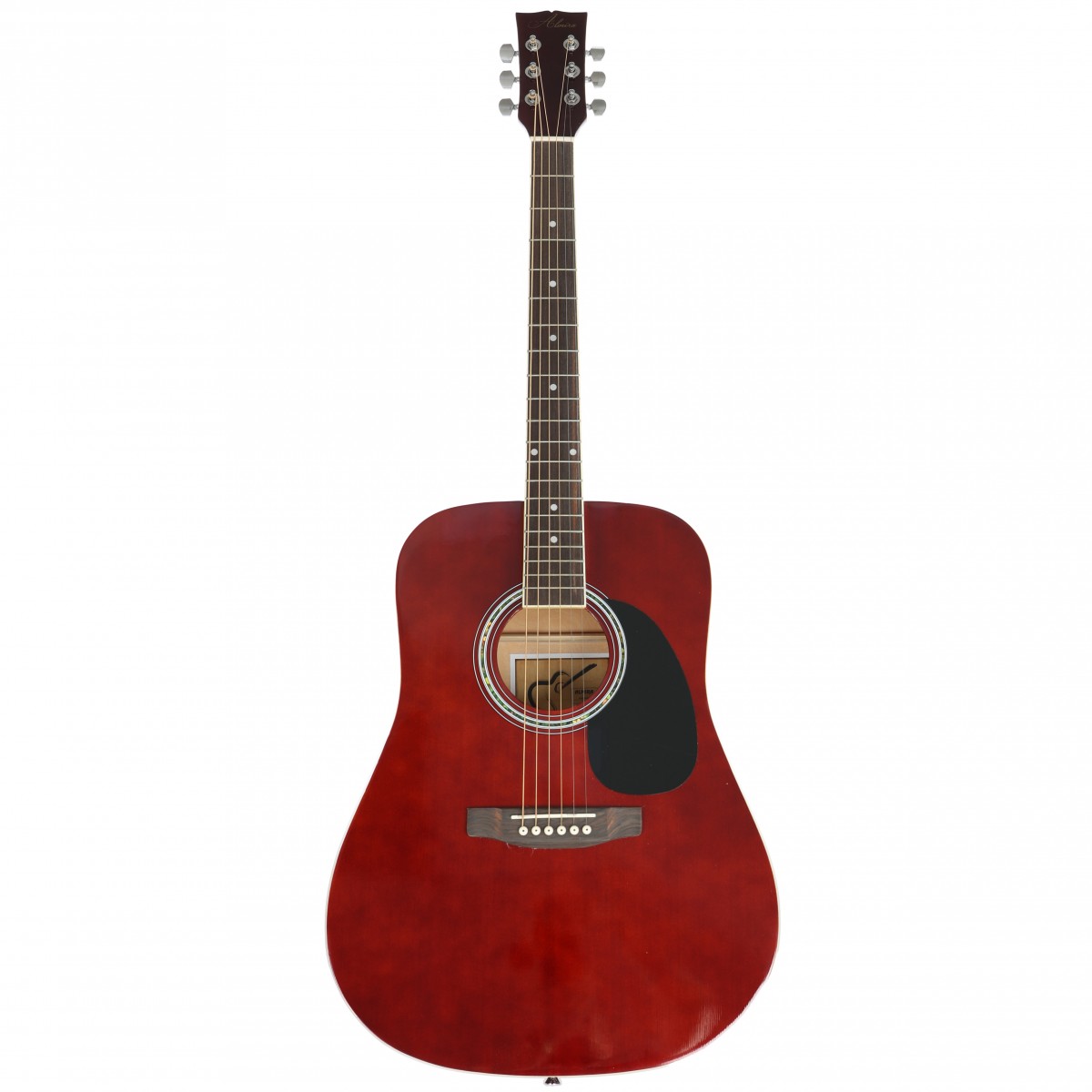 Almira F650N-WR Wine Red Akustik Gitar küçük görsel 3