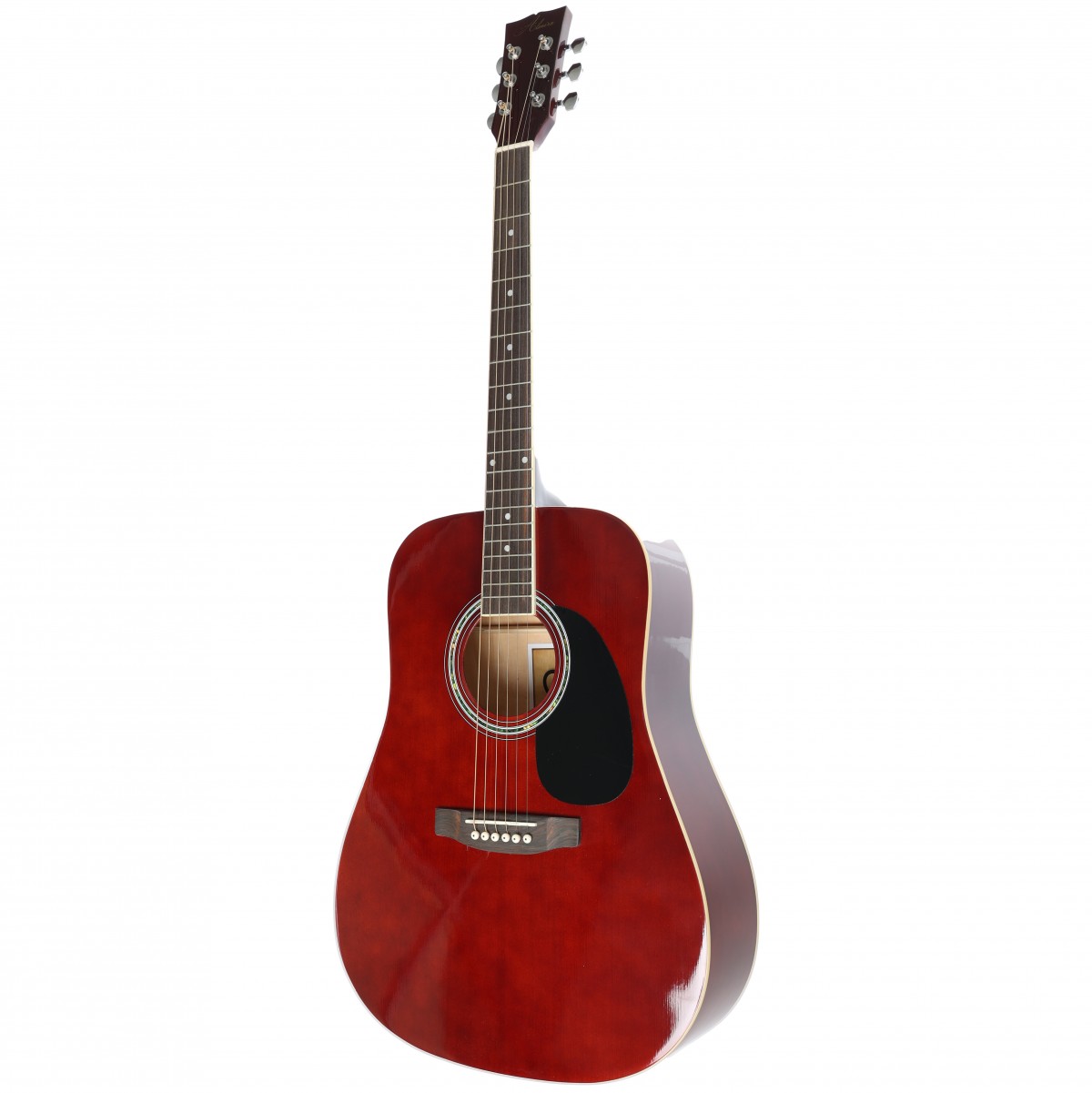 Almira F650N-WR Wine Red Akustik Gitar küçük görsel 4