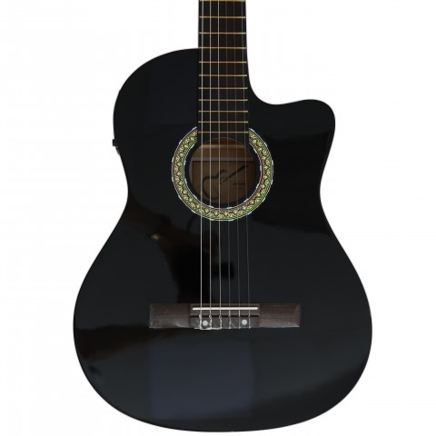 Almira MG917CE-BK Siyah Elektro Klasik Gitar küçük görsel 10