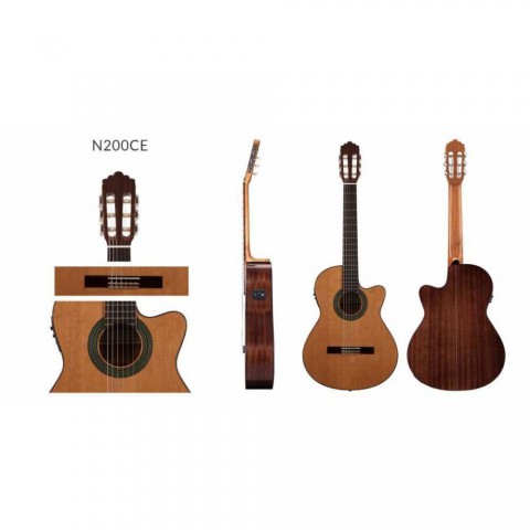 Altamira N200CE+ Elektro Klasik Gitar küçük görsel 2