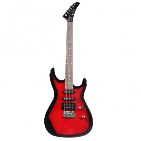 Angel AEG09-RD Transparent Wine Red Burst Elektro Gitar küçük görsel 5