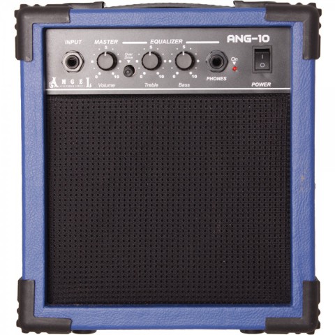 Angel ANG-10-BLUE Mavi 10 Watt Elektro Gitar Amfisi küçük görsel 2