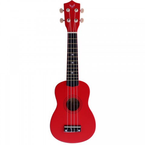 Angel AUK21-RD Kırmızı Soprano Ukulele küçük görsel 7