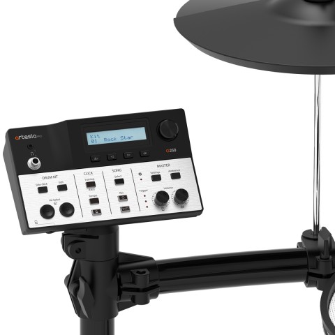 Artesia Legacy A250-BMS Black Metallic Stripe Dijital Davul Seti küçük görsel 6