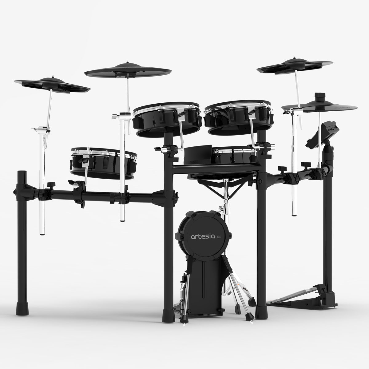 Artesia Legacy A250-BMS Black Metallic Stripe Dijital Davul Seti küçük görsel 10