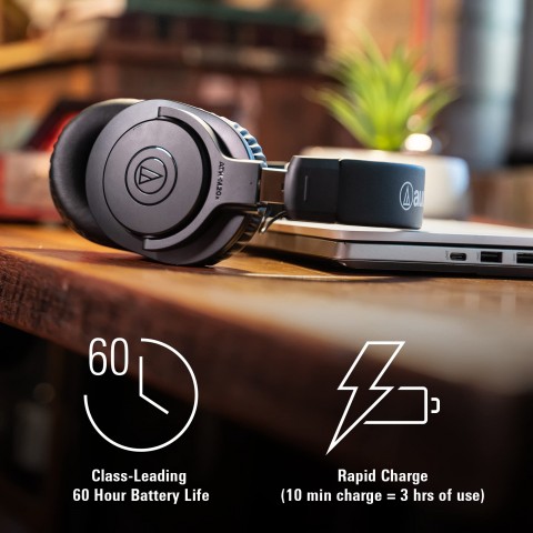 Audio Technica ATH-M20XBT Bluetooth lu Stüdyo Referans Kulaklığı küçük görsel 6