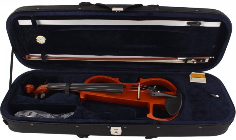 Carlovy VLE2 Elektro Keman Koyu Kahve 4/4 küçük görsel 6