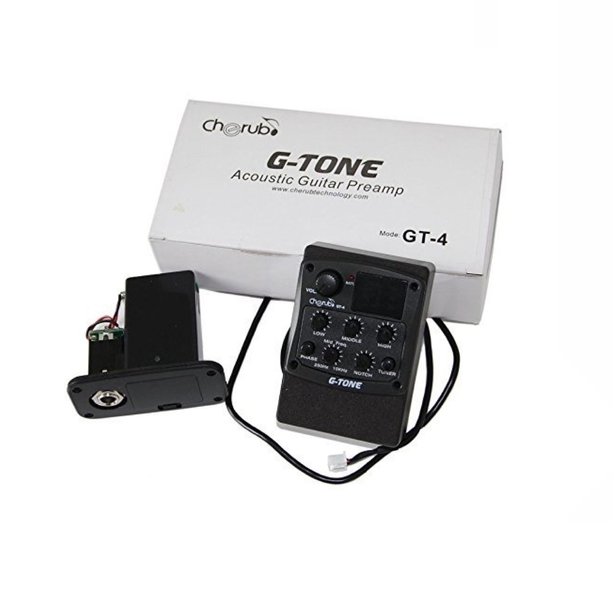 Cherub GT-4 Akustik Gitar Preamfi ve Tuner küçük görsel 3