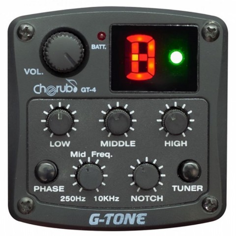 Cherub GT-4 Akustik Gitar Preamfi ve Tuner küçük görsel 4