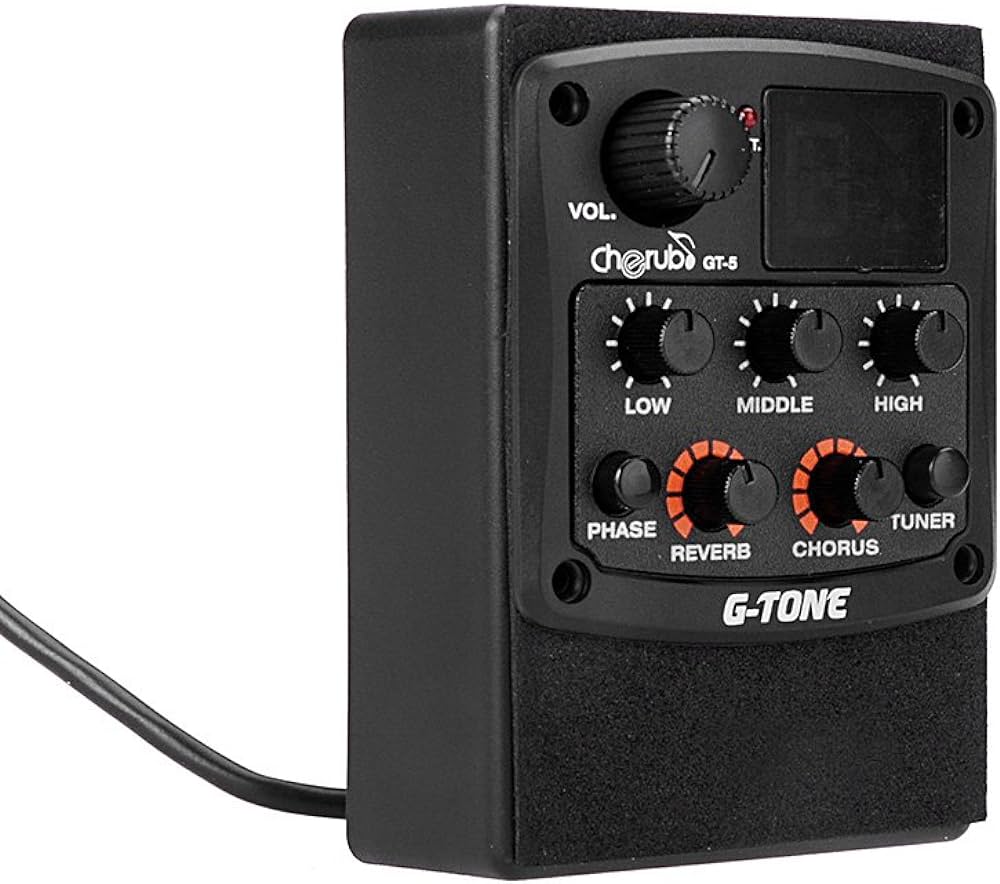 Cherub GT-5 Akustik Gitar Preamfi ve Tuner küçük görsel 2
