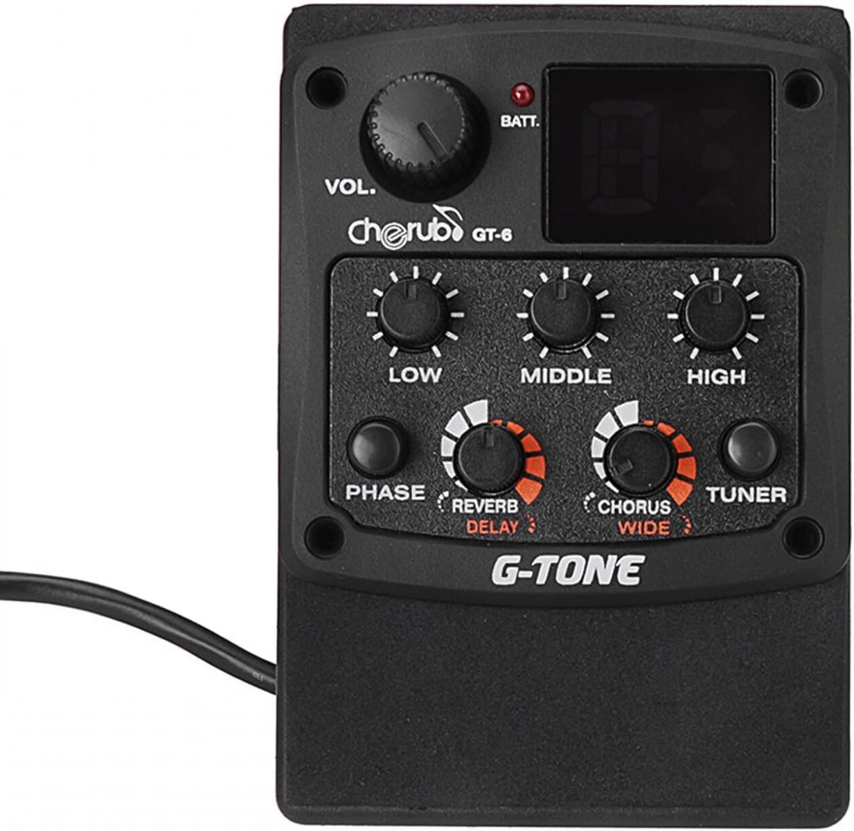 Cherub GT-6 Akustik Gitar Preamfi ve Tuner küçük görsel 10