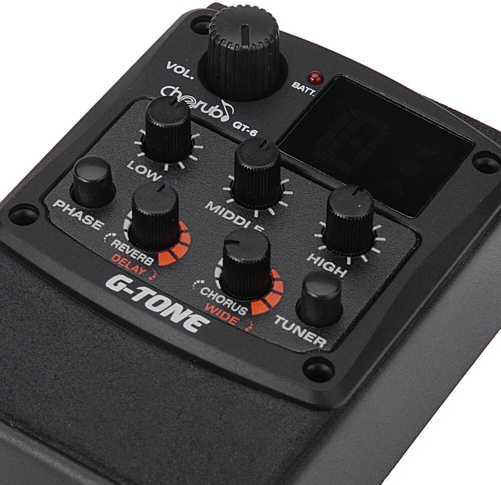 Cherub GT-6 Akustik Gitar Preamfi ve Tuner küçük görsel 11