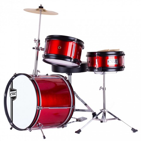 Cox Junior (Kırmızı) Çocuk Davul Seti küçük görsel 7