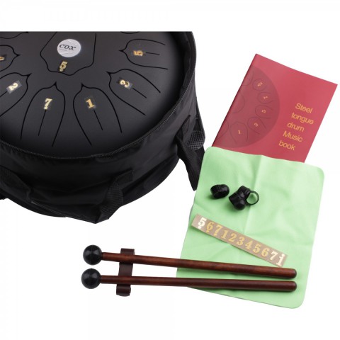 Cox Steel Tongue Drum (Siyah) küçük görsel 6