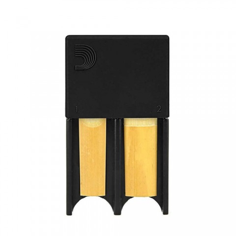 D'Addario Sib Klarnet Soprano ve Alto Saksafon Kamışı Kutusu - Siyah küçük görsel 3