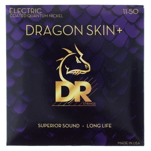 DR Dragon Skin+ DEQ-11 Coated Elektro Gitar Teli küçük görsel 2