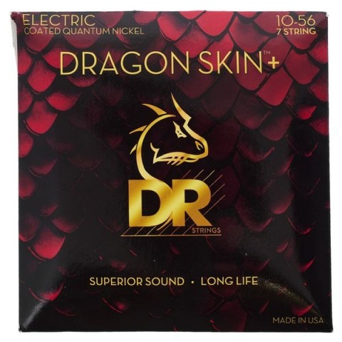 DR Dragon Skin+ DEQ7-10 Coated 7 Telli Elektro Gitar Teli küçük görsel 2
