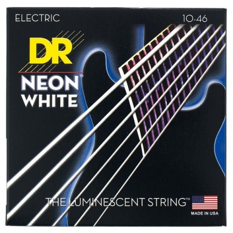 DR Neon White NWE-10 Elektro Gitar Teli küçük görsel 2