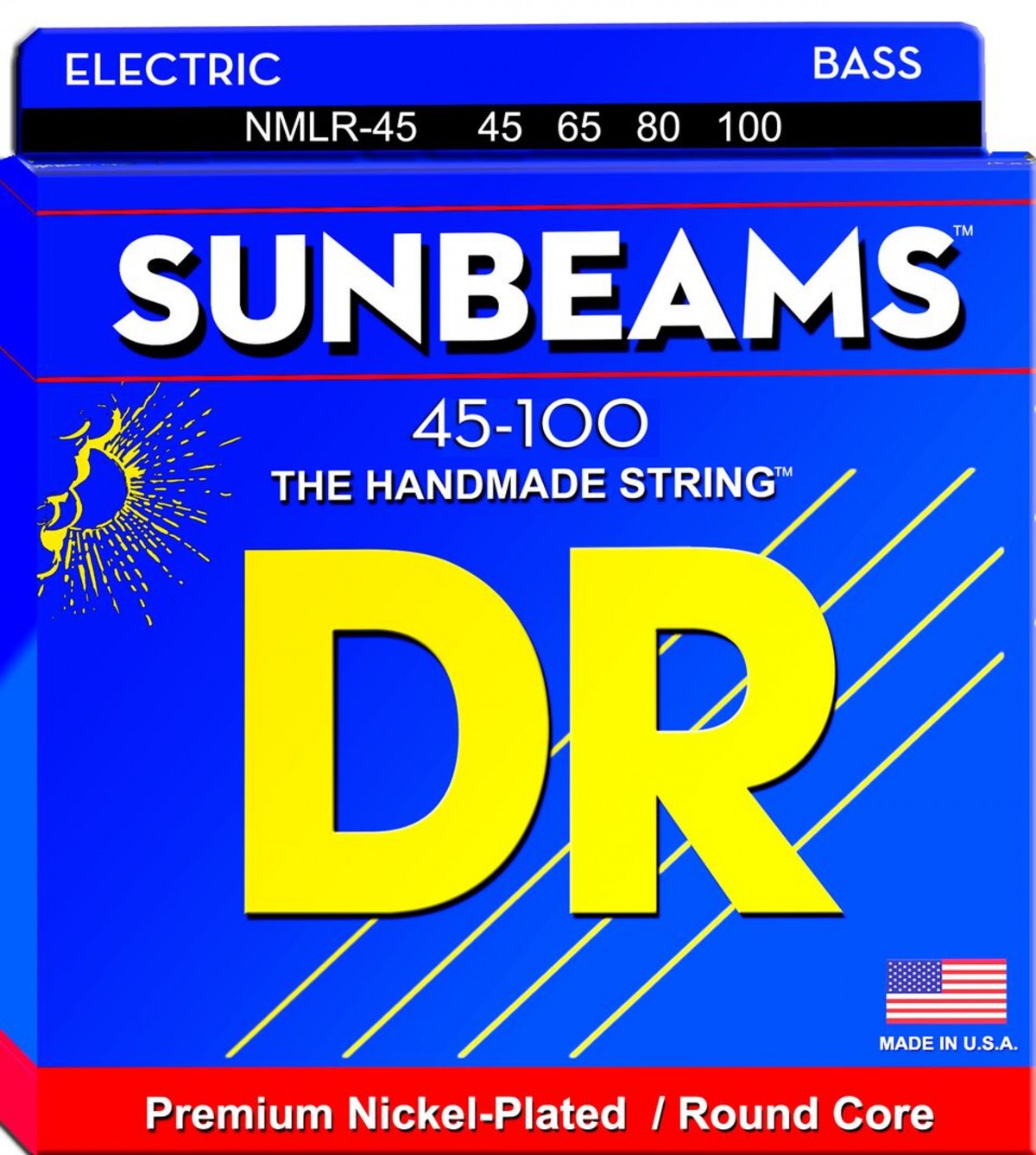 DR NMLR-45 Sunbeam 4 Tellİ Bas Gitar Teli (Light to Medium 45-100)