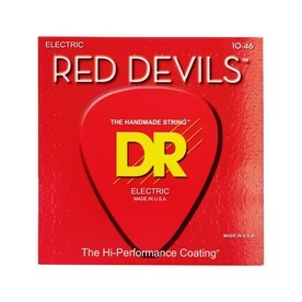 DR RDE-10 Red Devils Kırmızı Elektro Gitar Teli (Medium 10-46)