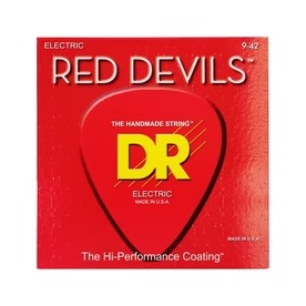 DR RDE-9 Red Devils Kırmızı Elektro Gitar Teli (Light 9-42) küçük görsel 2