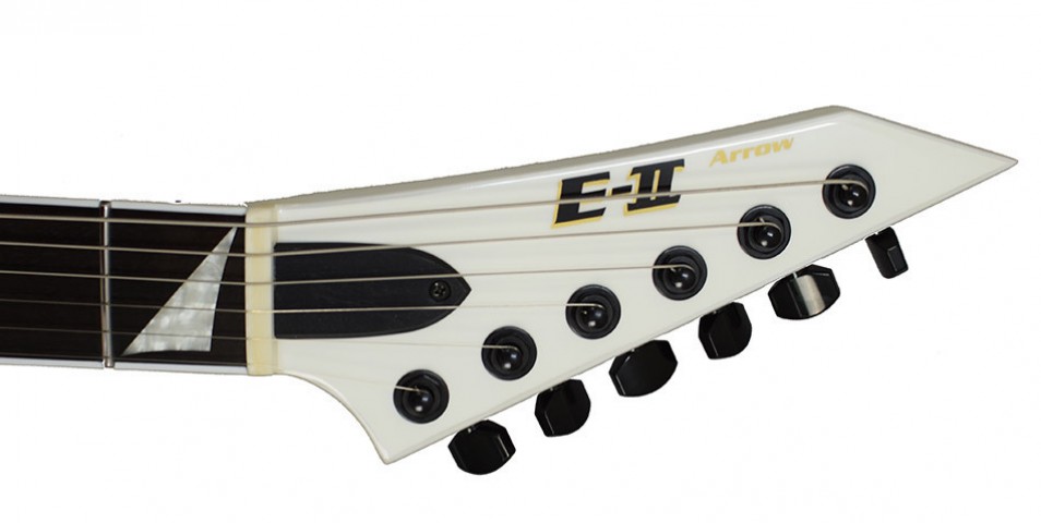 ESP E-II Arrow NT Snow White Elektro Gitar küçük görsel 8