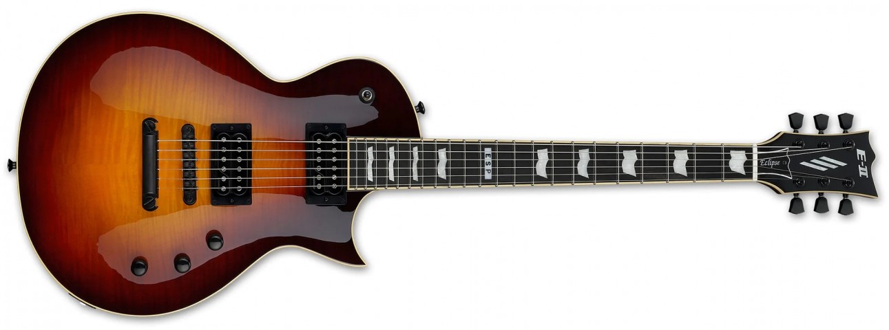 ESP E-II Eclipse Tobacco Burst Elektro Gitar küçük görsel 5