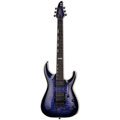 ESP E-II Horizon Quilted Maple Reindeer Blue Elektro Gitar küçük görsel 5