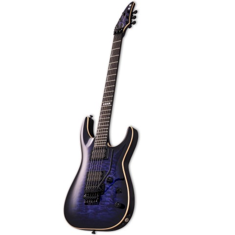 ESP E-II Horizon Quilted Maple Reindeer Blue Elektro Gitar küçük görsel 6