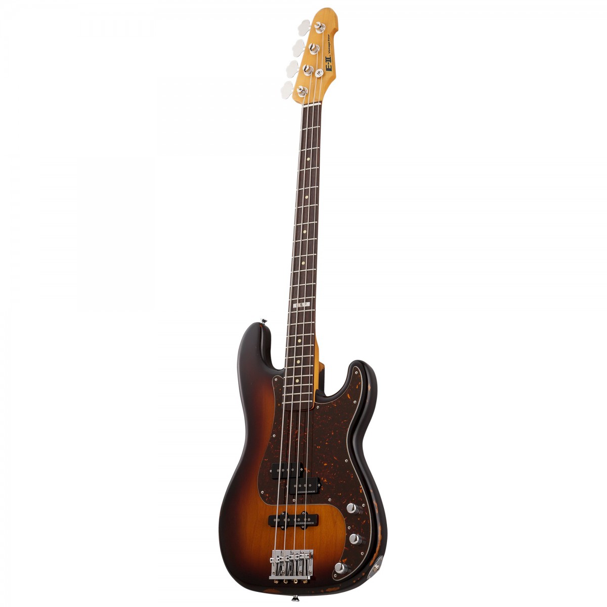 ESP  E-II Vintage-4 PJ 3 Tone Burst Bas Gitar küçük görsel 5