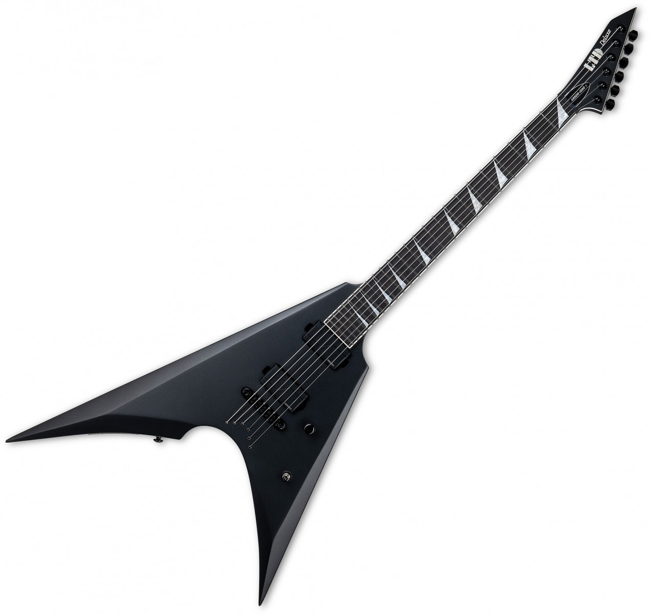 ESP LTD Arrow-1000NT Charcoal Metallic Satin Elektro Gitar küçük görsel 2