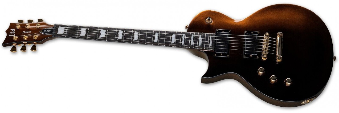 ESP LTD EC-1000 Gold Andromeda Solak Elektro Gitar küçük görsel 2