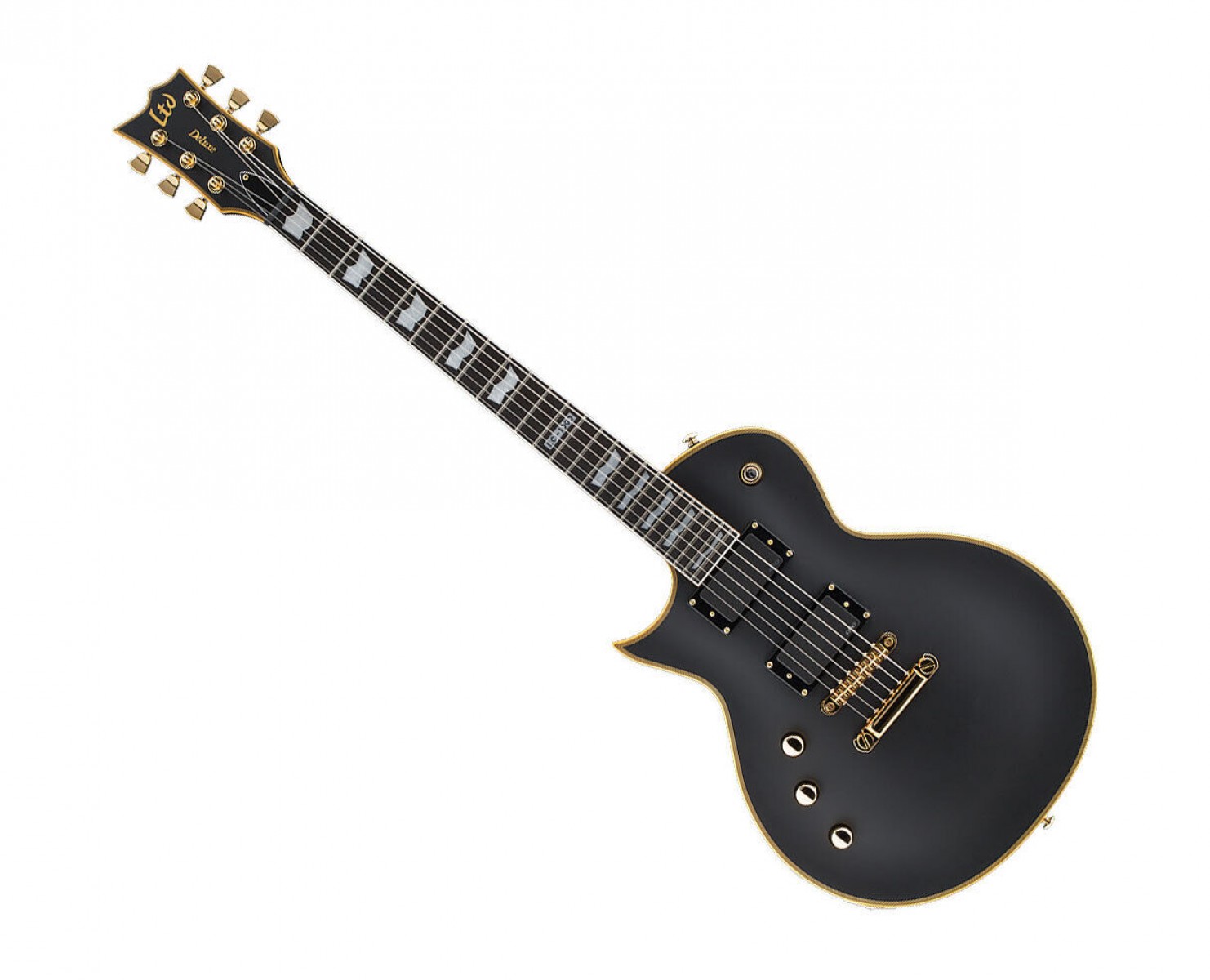 ESP LTD EC-1000 Vintage Black Solak Elektro Gitar küçük görsel 4