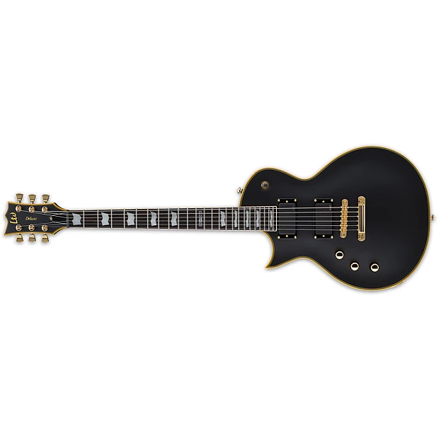 ESP LTD EC-1000 Vintage Black Solak Elektro Gitar küçük görsel 10