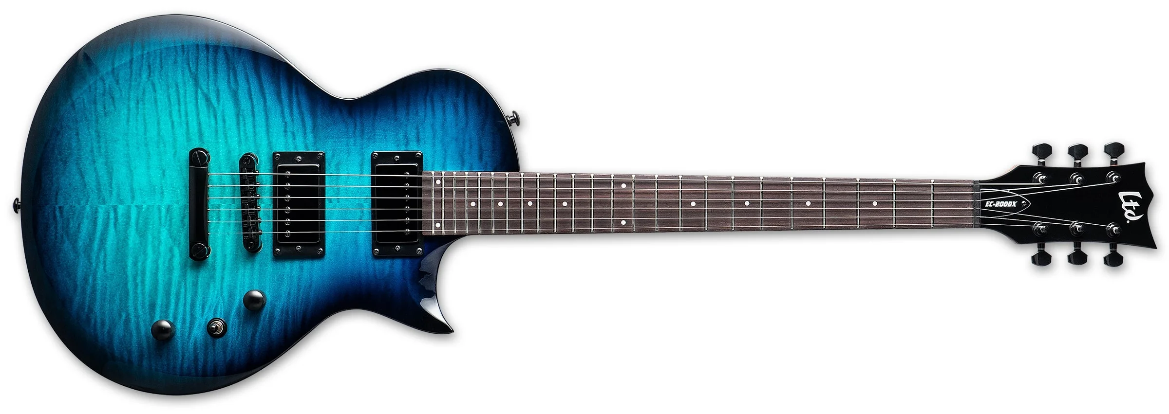 ESP LTD EC-200DX Blue Burst Elektro Gitar küçük görsel 5