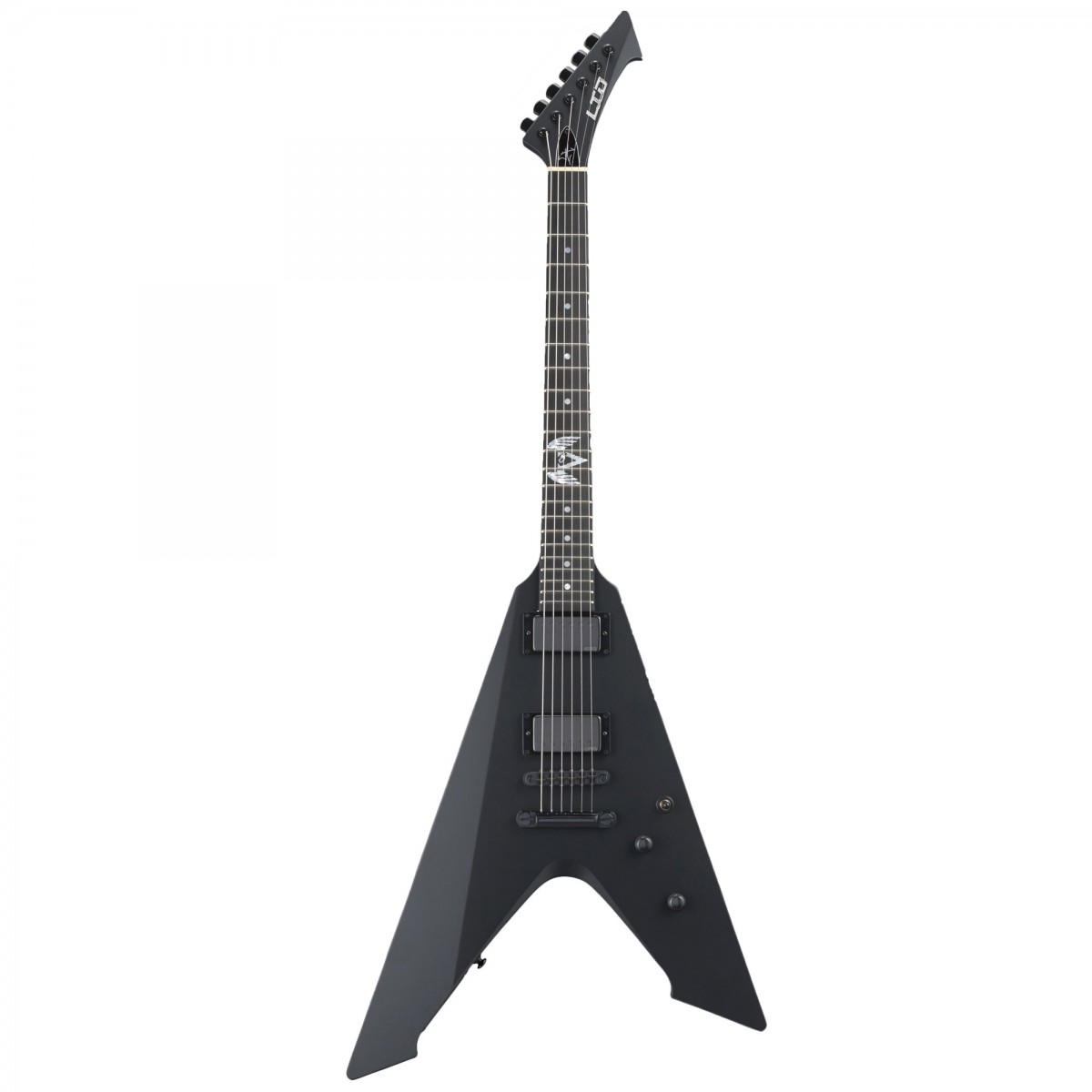 ESP LTD James Hetfield Signature Vulture Black Satin Elektro Gitar küçük görsel 2