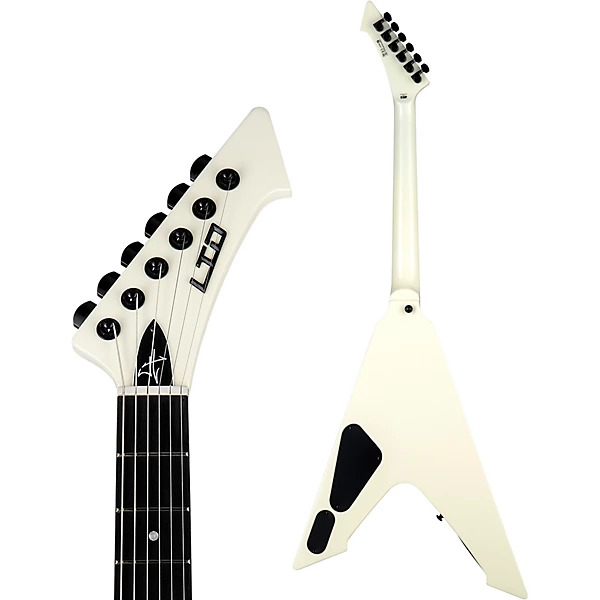 ESP LTD James Hetfield Signature Vulture Olympic White Elektro Gitar küçük görsel 4