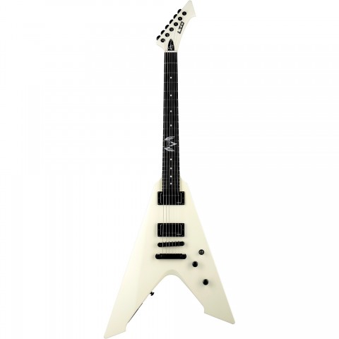 ESP LTD James Hetfield Signature Vulture Olympic White Elektro Gitar küçük görsel 6