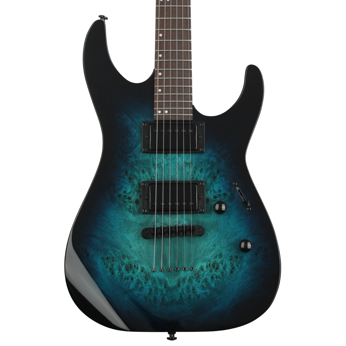 ESP LTD M-200DX NT Blue Burst Elektro Gitar