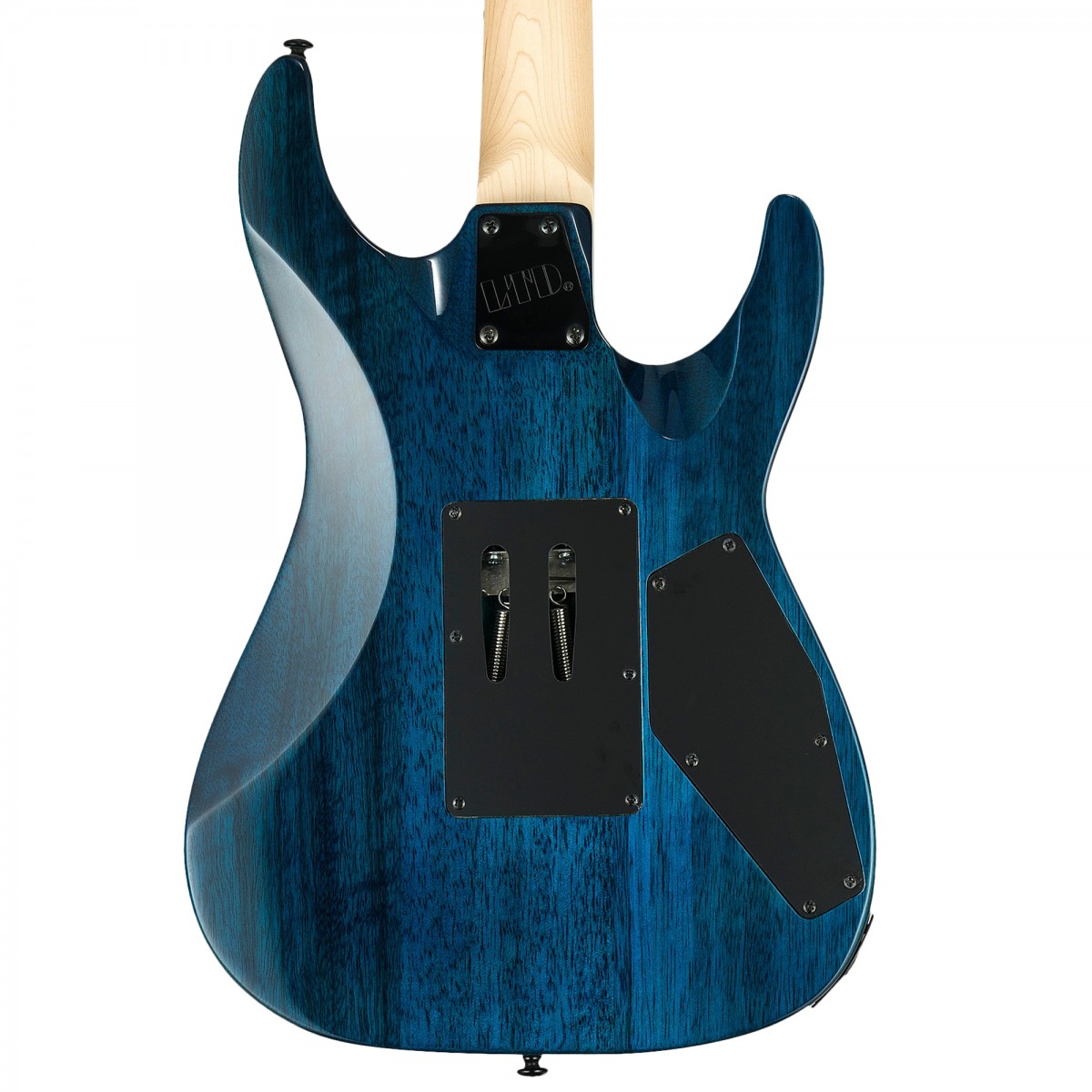 ESP LTD MH-203QM Elektro Gitar See Thru Blue - Solak küçük görsel 6