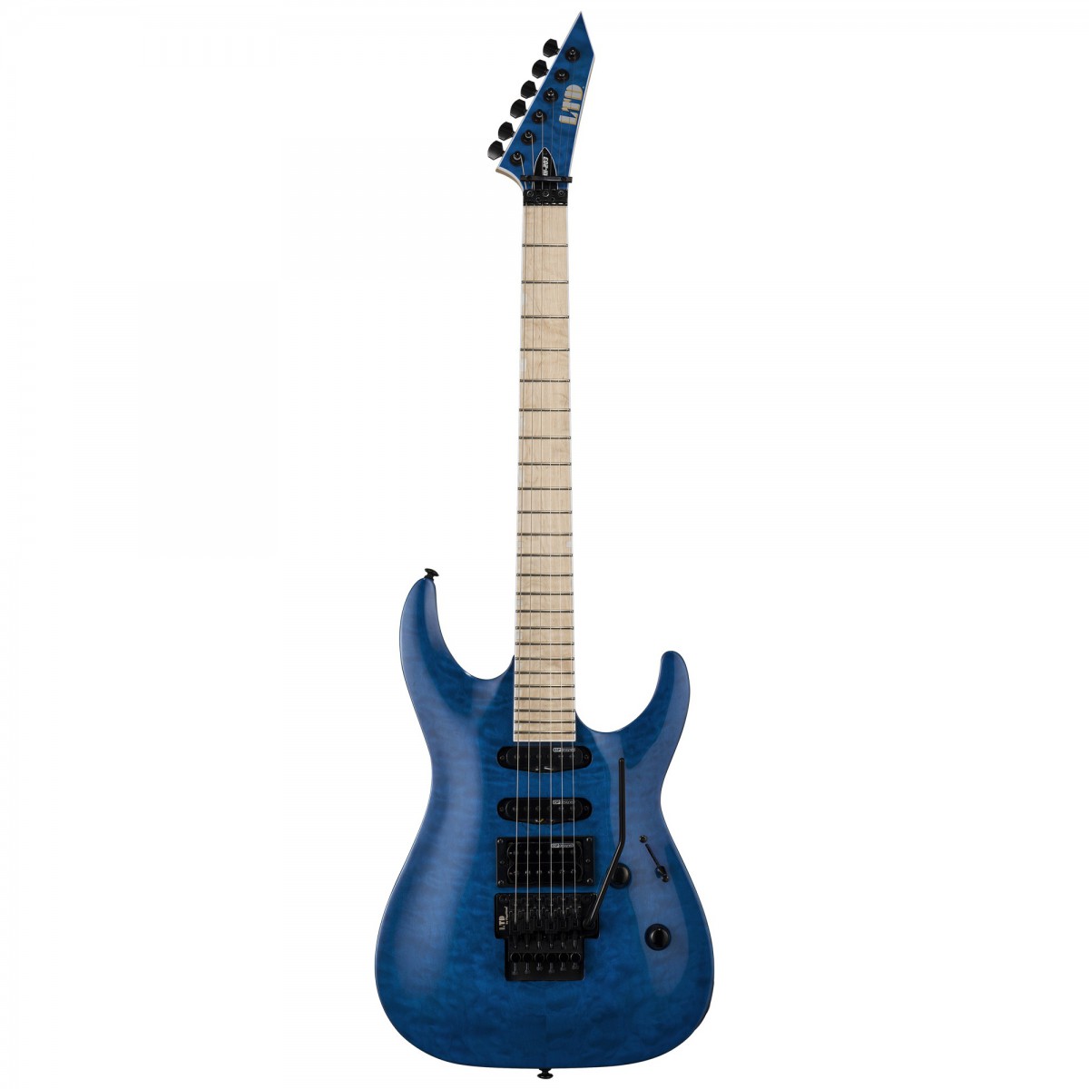 ESP LTD MH-203QM See Thru Blue Elektro Gitar küçük görsel 3