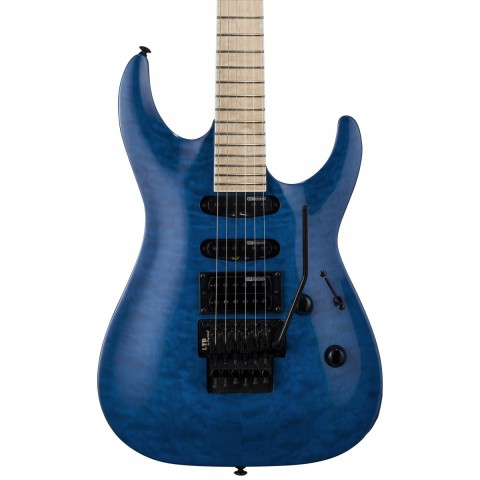 ESP LTD MH-203QM See Thru Blue Elektro Gitar küçük görsel 7