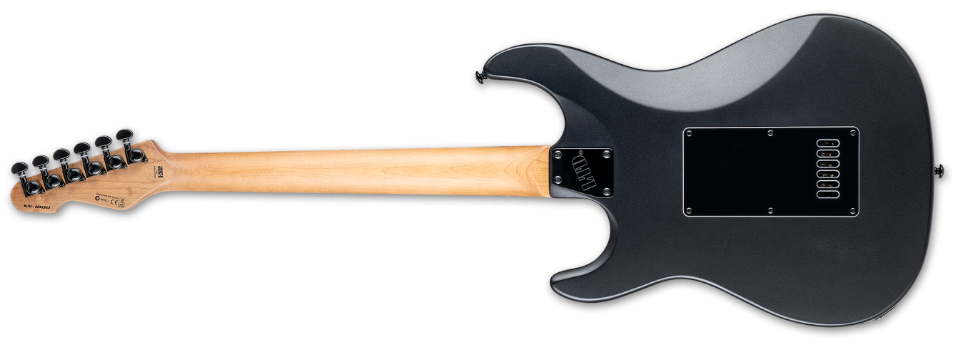 ESP LTD SN-1000 Evertune Charcoal Metallic Satin Elektro Gitar küçük görsel 2
