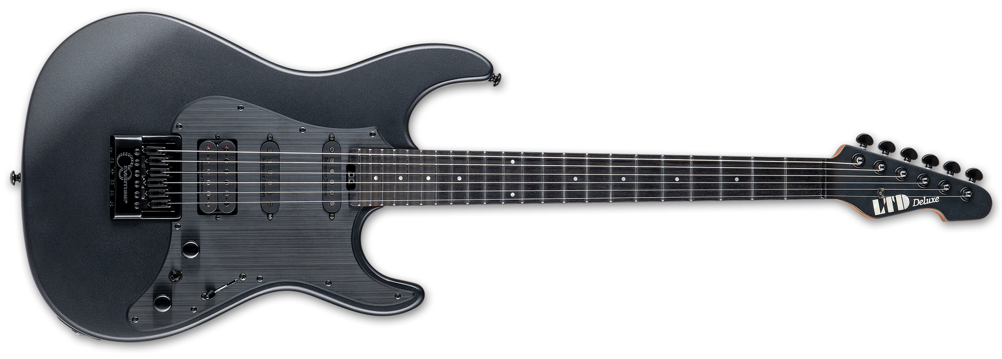 ESP LTD SN-1000 Evertune Charcoal Metallic Satin Elektro Gitar küçük görsel 5