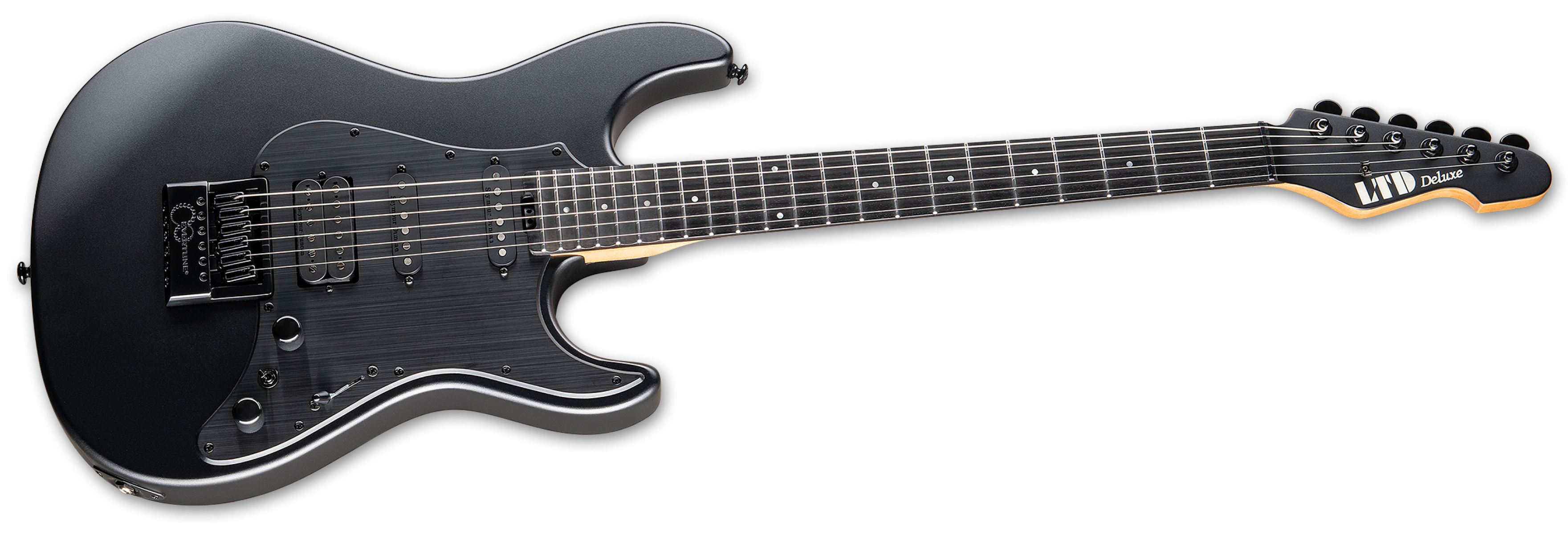 ESP LTD SN-1000 Evertune Charcoal Metallic Satin Elektro Gitar küçük görsel 6
