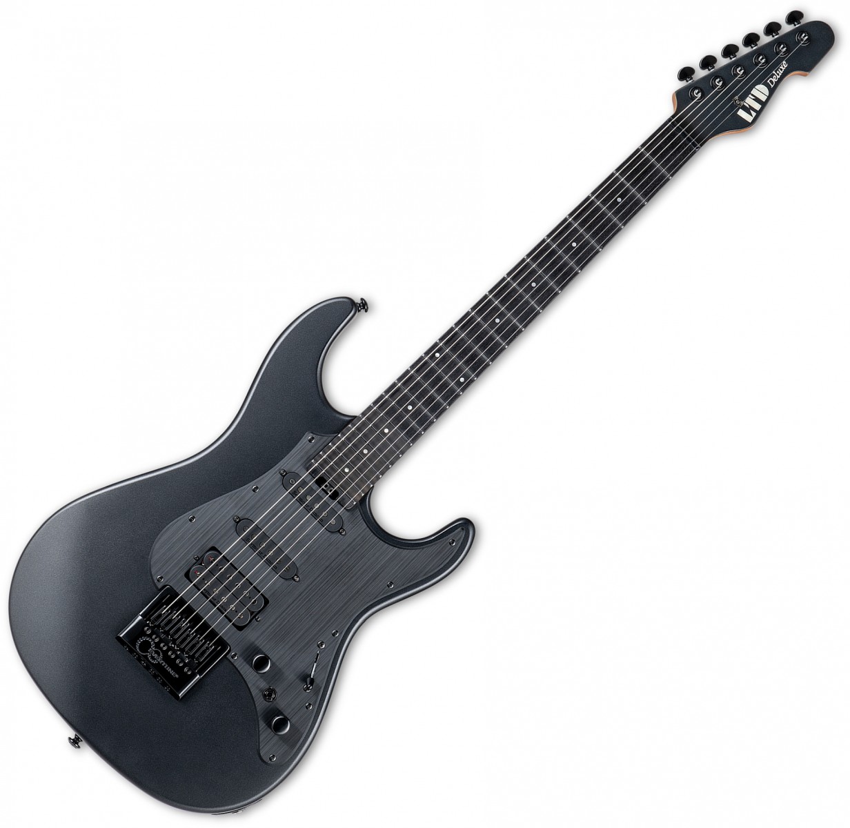ESP LTD SN-1000 Evertune Charcoal Metallic Satin Elektro Gitar küçük görsel 9