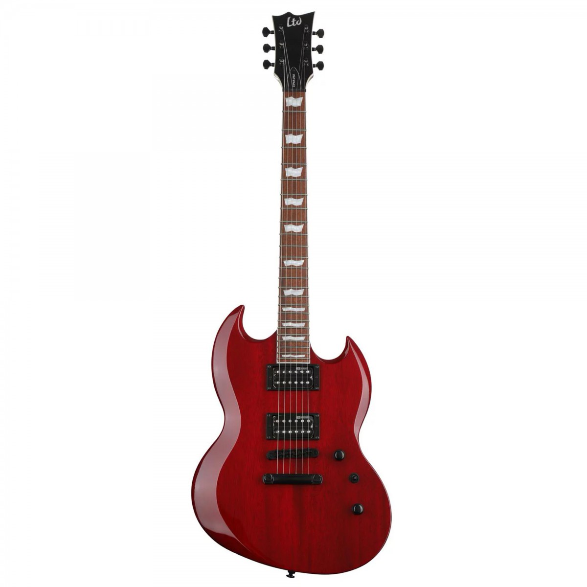 ESP LTD Viper 256 See Thru Black Cherry Elektro Gitar küçük görsel 2